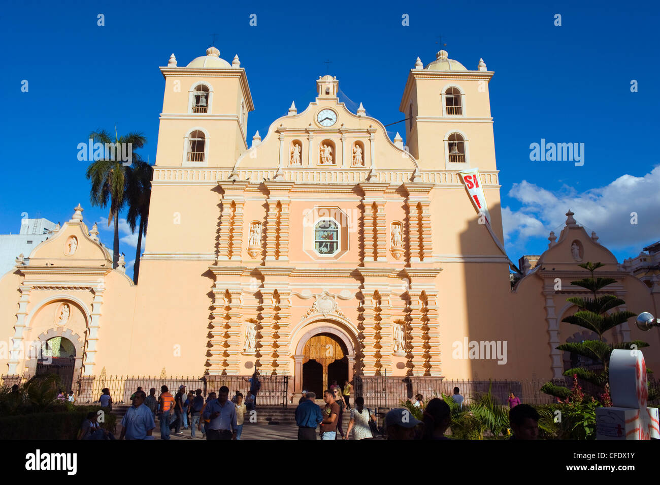 The 18th century Cathedral, Tegucigalpa, Honduras, Central America Stock Photo