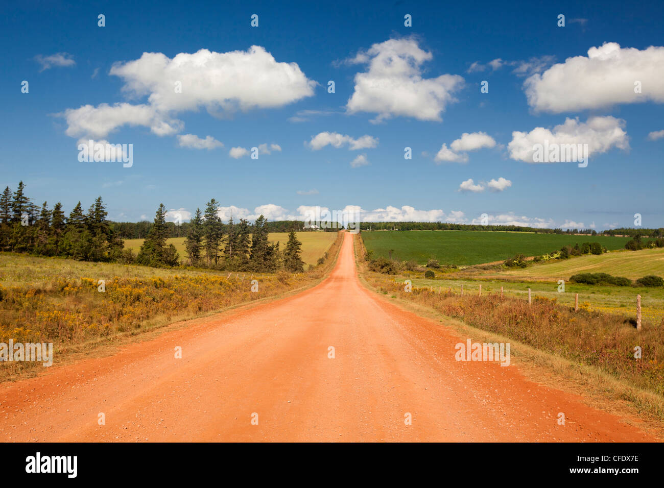 Clay road, Margate, Prince Edward Island, Canada Stock Photo Alamy