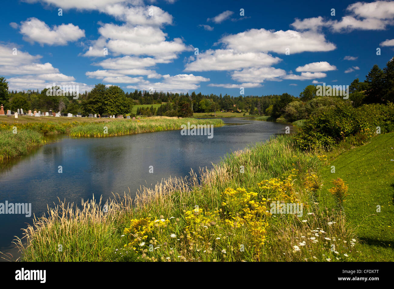 Mill pond, Hunter River, Prince Edward Island, Canada Stock Photo Alamy