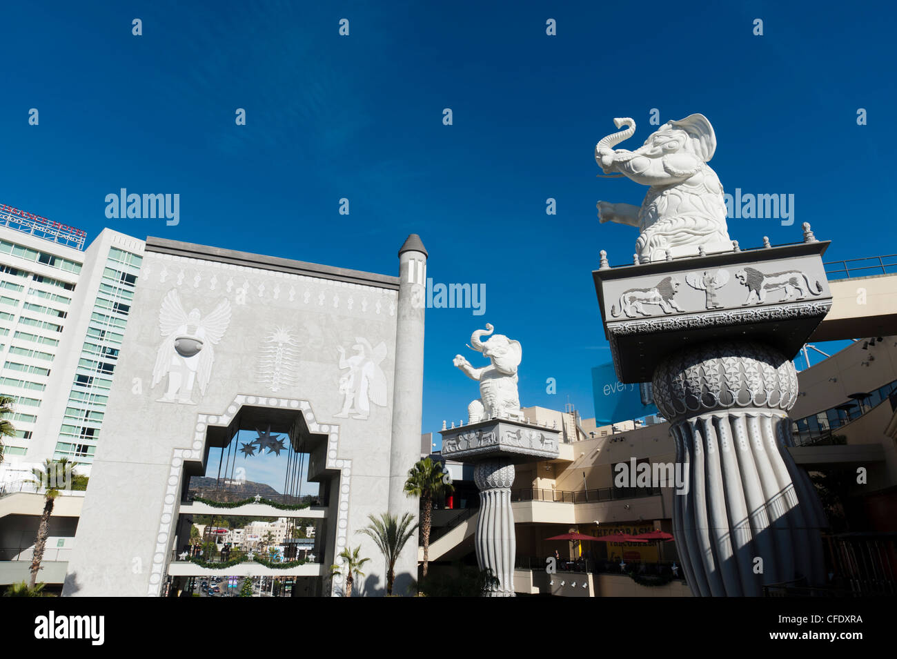 Hollywood and Highland Center, Hollywood, Los Angeles, California, United States of America, Stock Photo