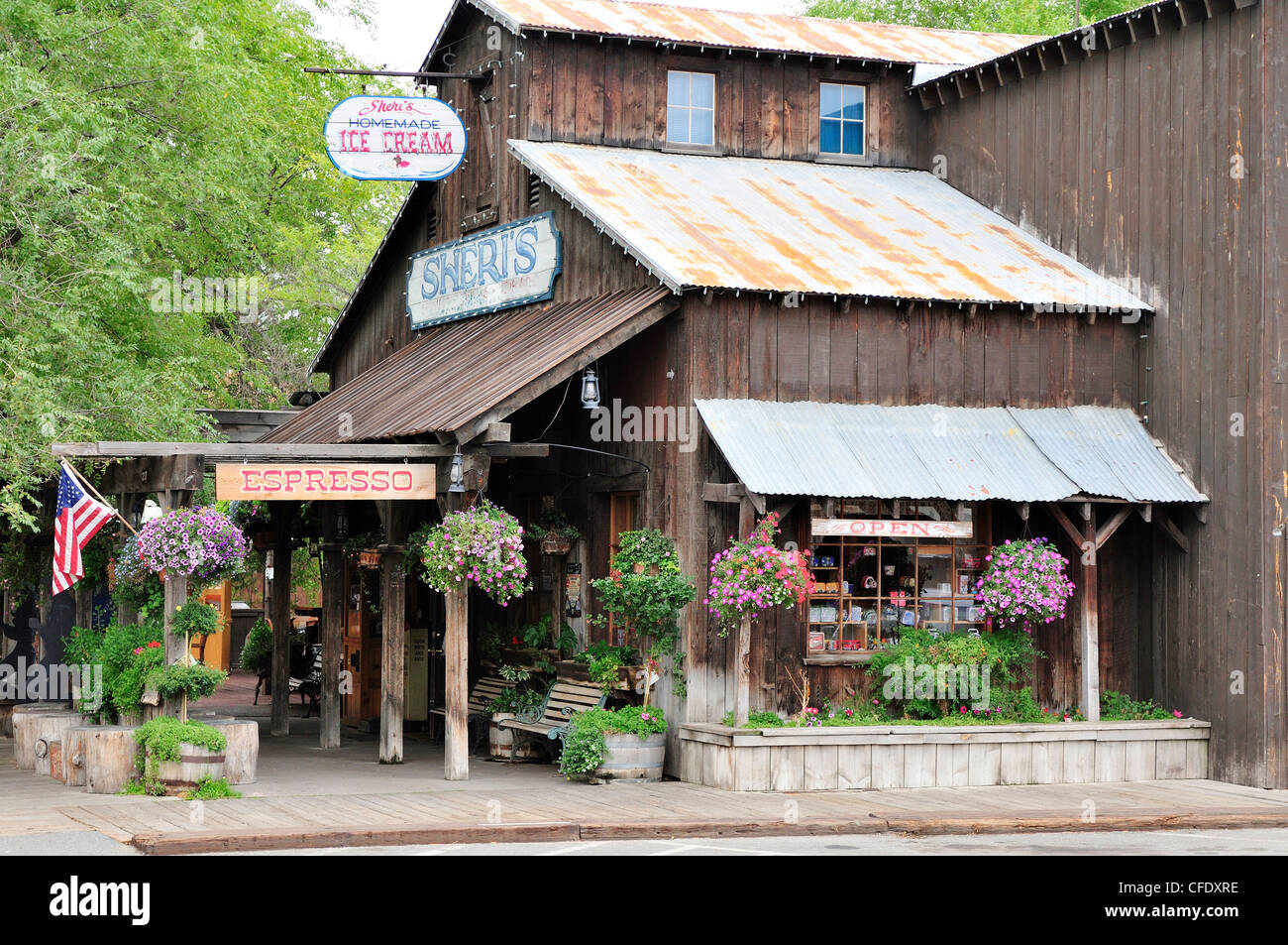Sheri's store in Winthrop, Washington State, United States of America