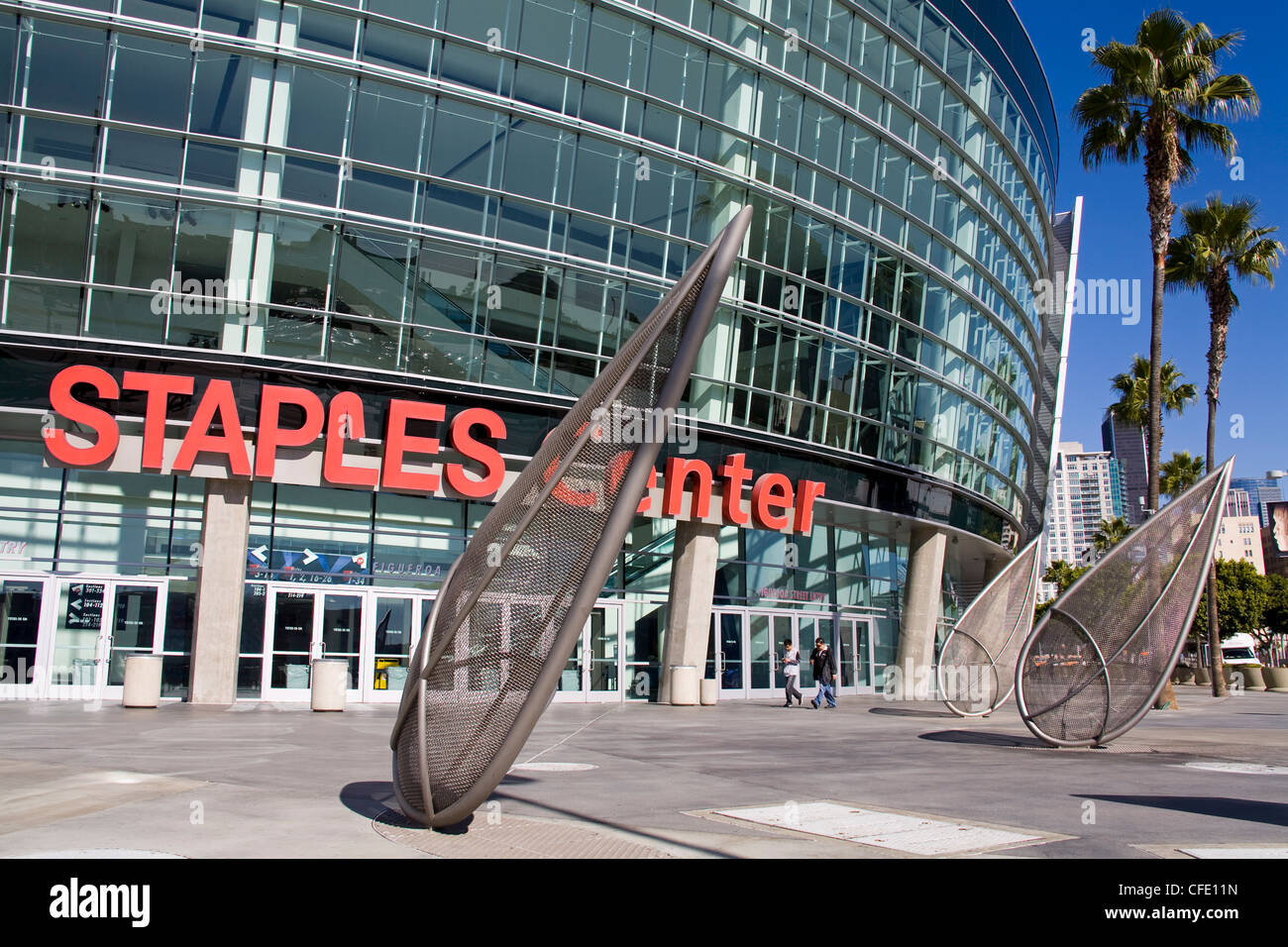 Staples Center, Los Angeles, California, United States of America, Stock Photo