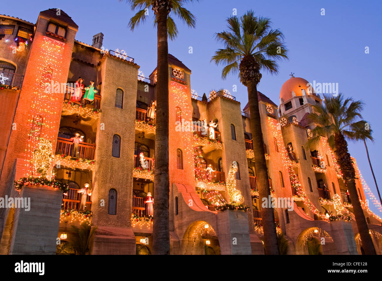Festival of Lights at the historic Mission Inn, Riverside City
