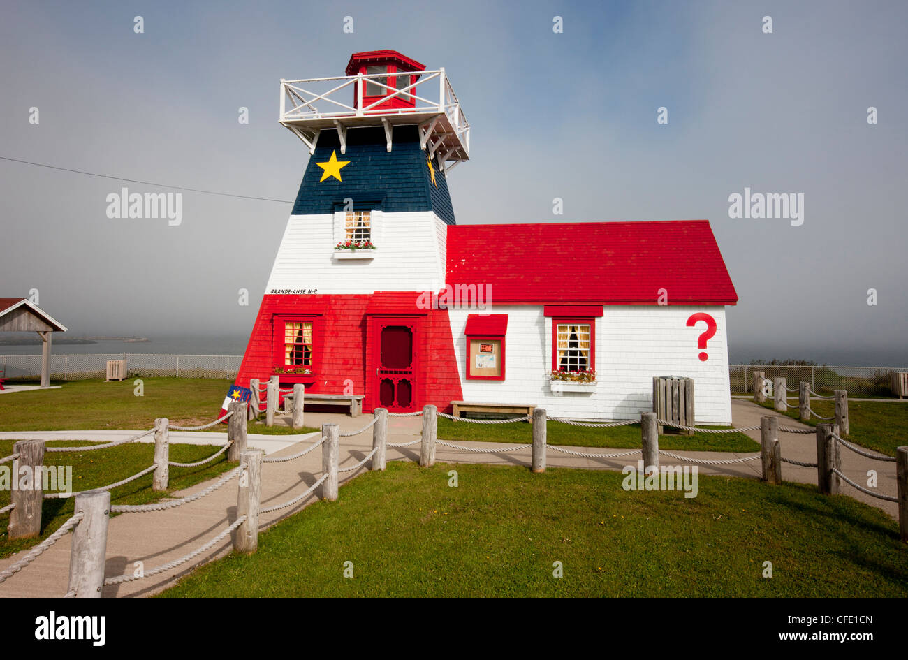 Acadian lighthouse, GrandeAnse New Brunswick, Canada Stock Photo Alamy