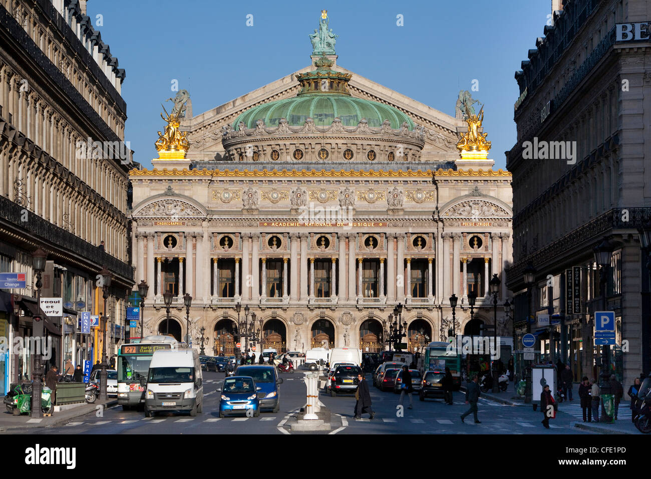 Opera Garnier building, Paris, France, Europe Stock Photo