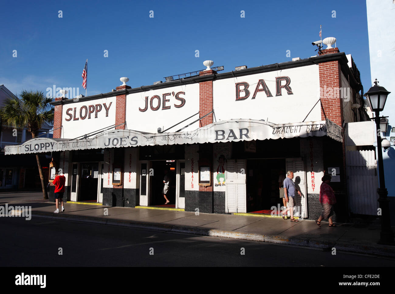 Sloppy Joe's Bar, Duval Street, Key West, Florida Stock Photo