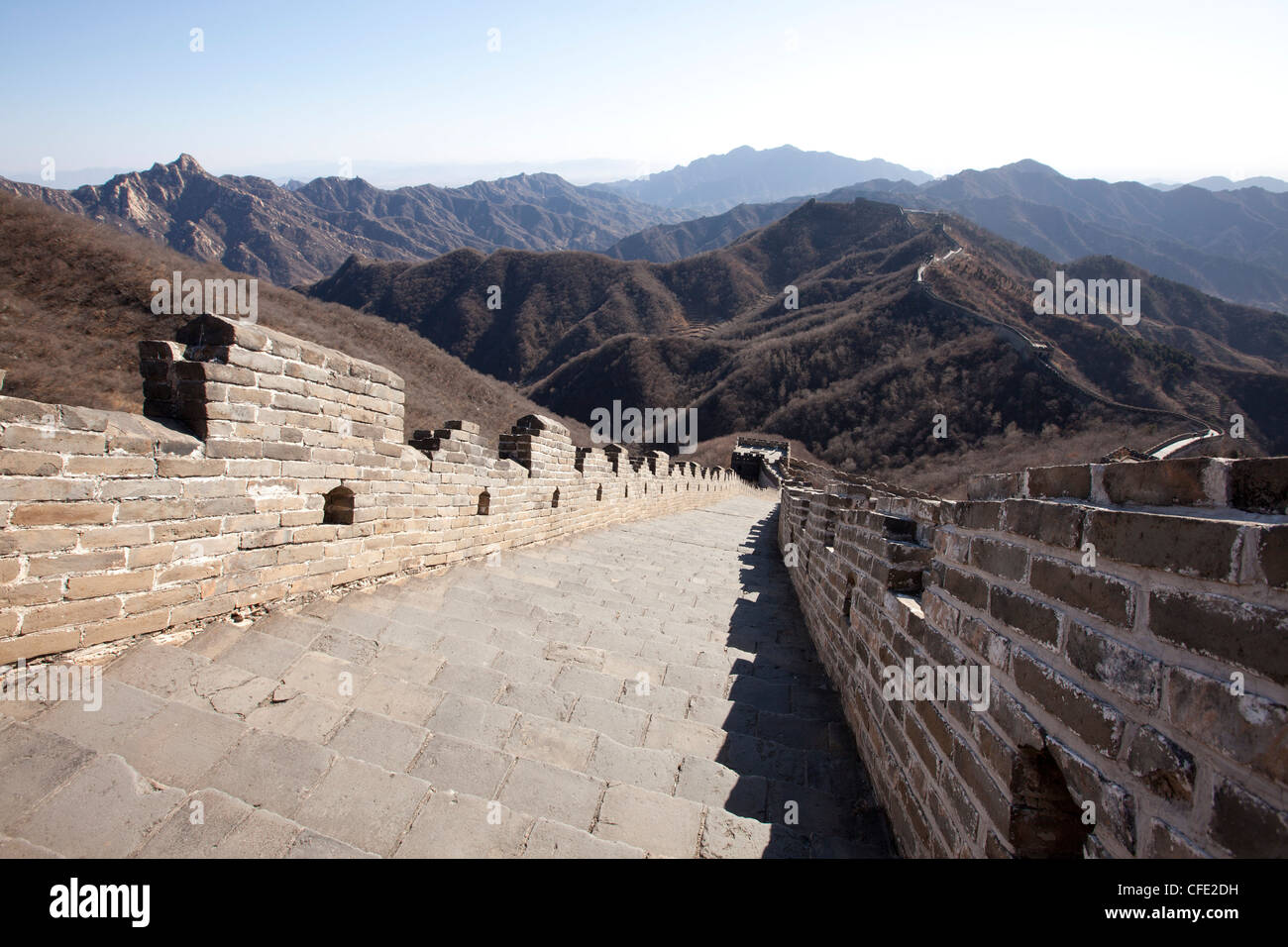 great wall of china, beijing Stock Photo
