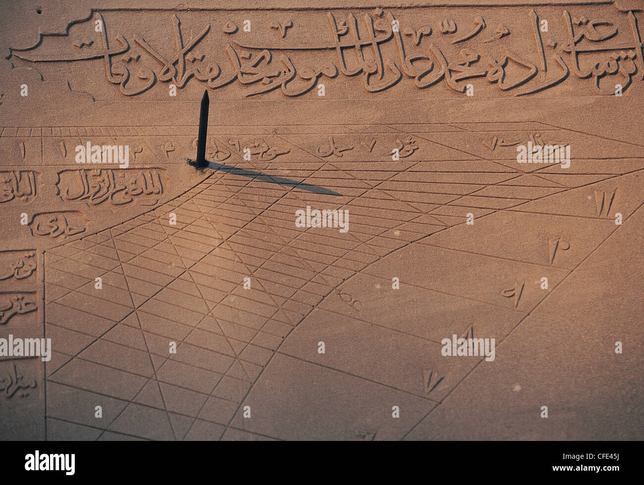 Sundial in New Queen Mosque Mihrimah Sultan Camii , Uskudar Istanbul