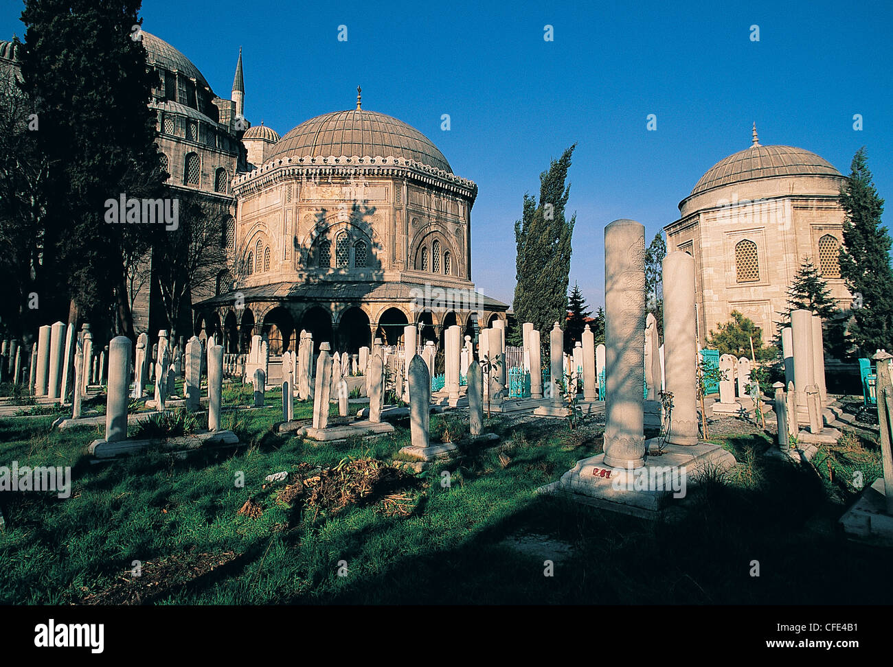 Tomb of Sultan Suleiman the Magnificent Istanbul Turkey Stock Photo