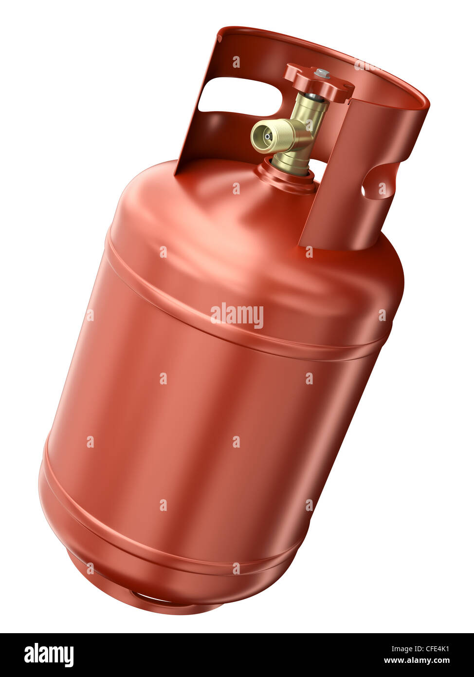 Red gas container Stock Photo Alamy