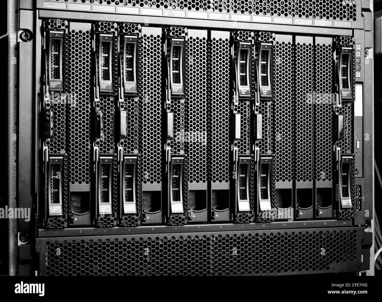 Data center Black and White Stock Photos & Images - Alamy