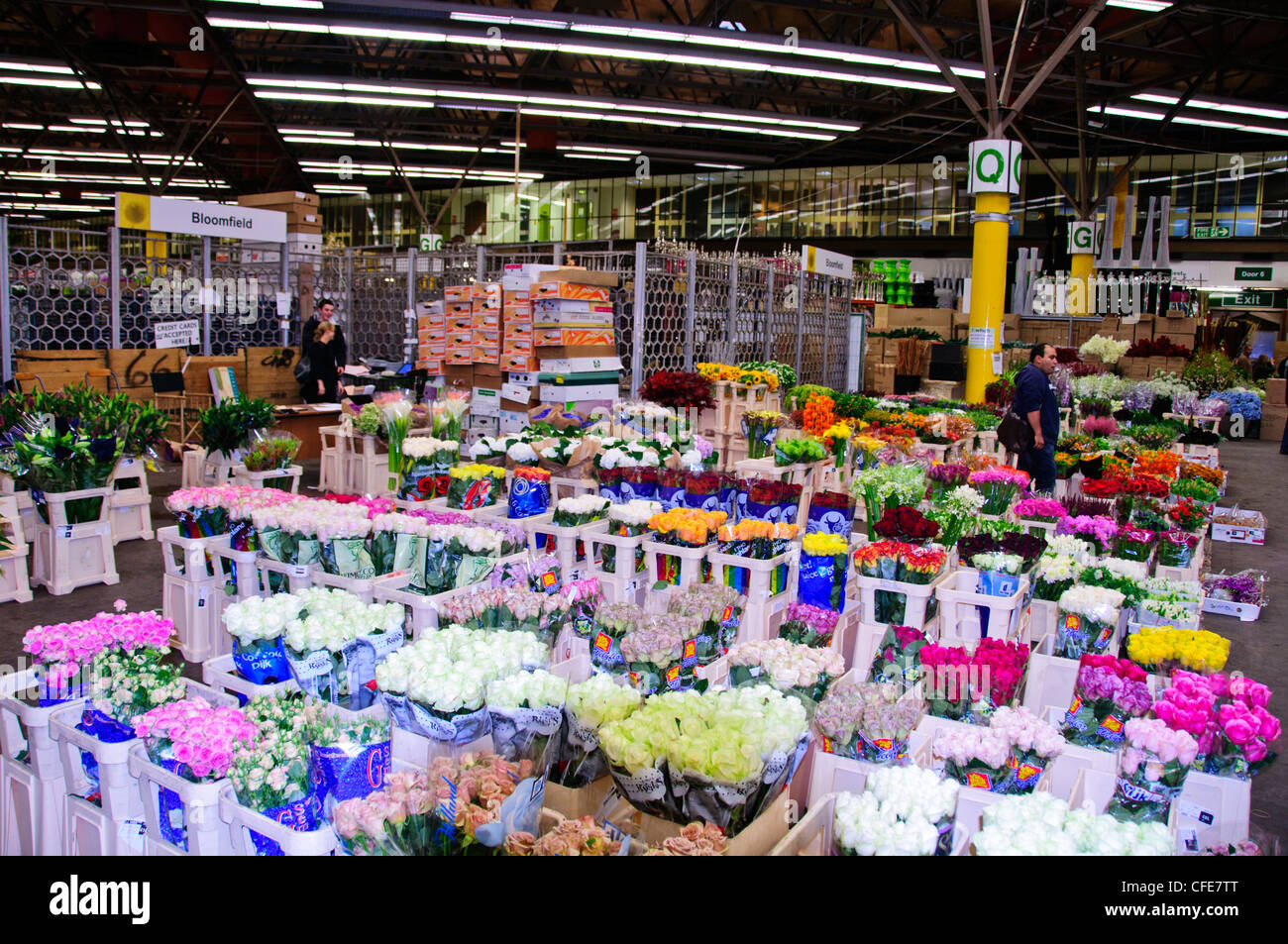 New Covent Garden Market,Wholesale Market, Displays of Fruit,Flowers