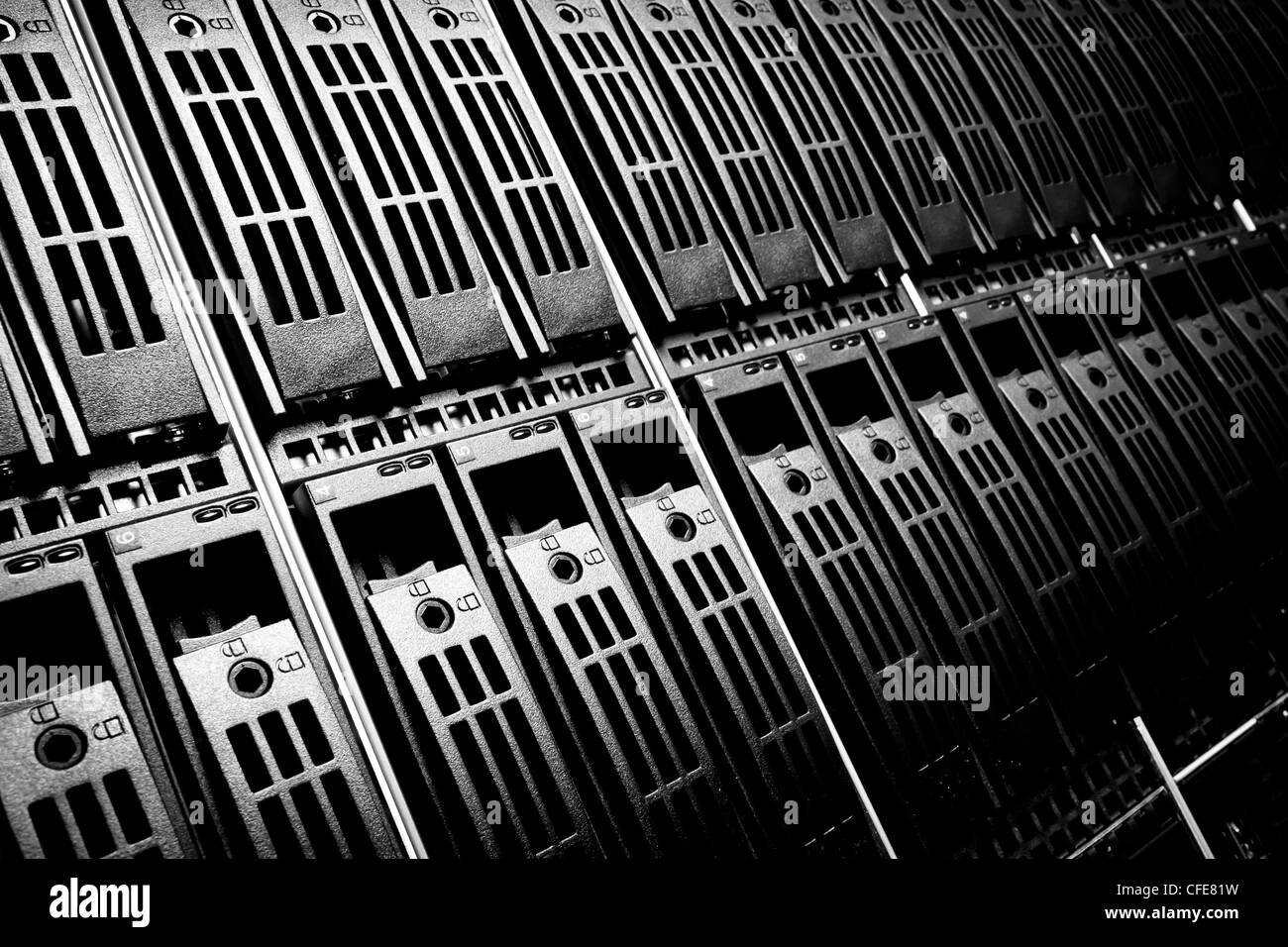 Data center Black and White Stock Photos & Images - Alamy