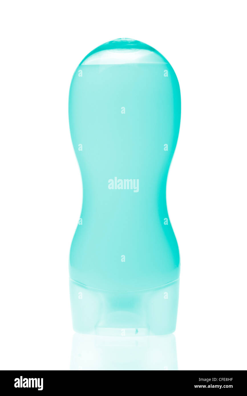 green cosmetic bottle isolated on white background Stock Photo - Alamy