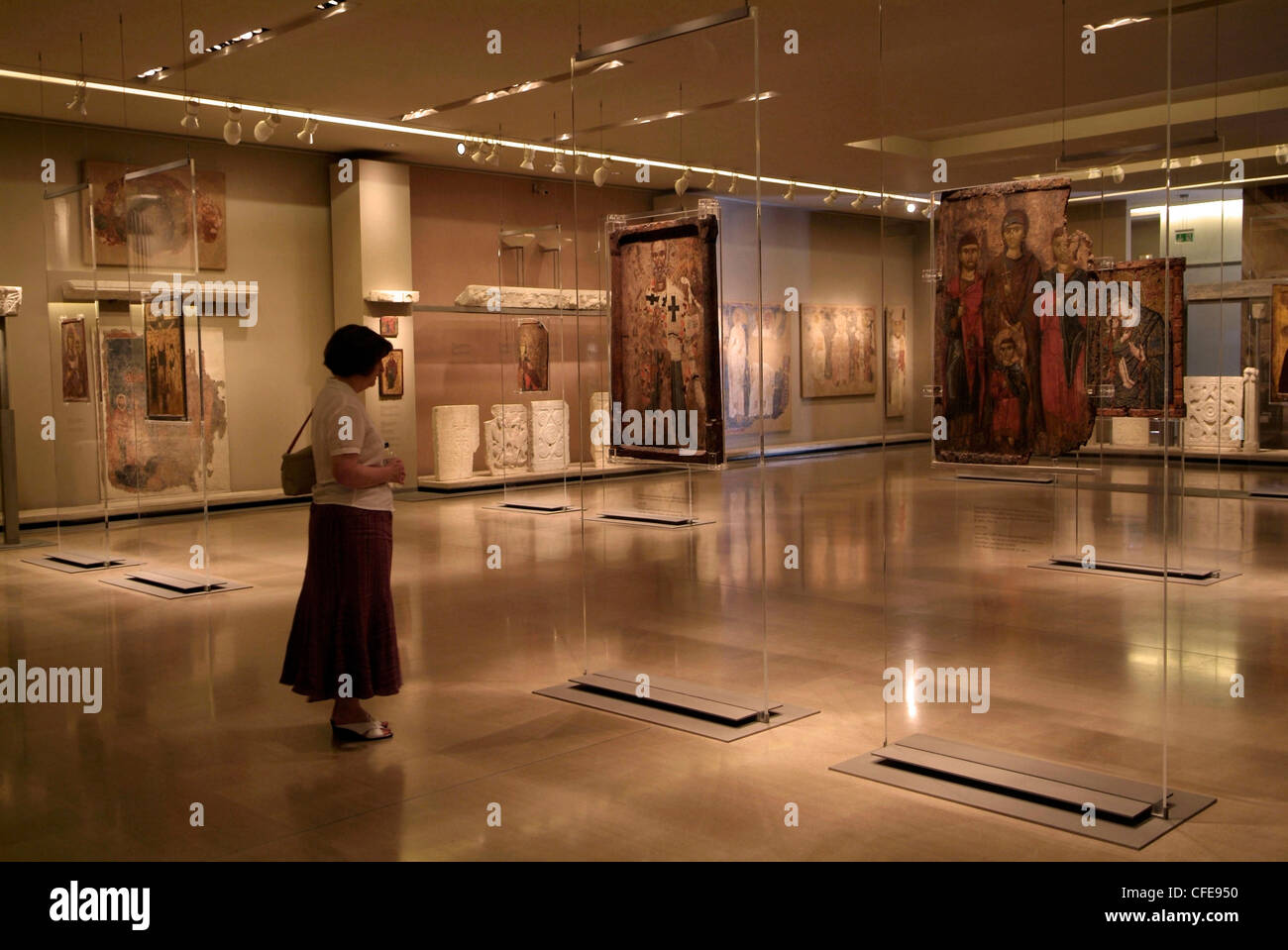 GREECE Athens - picture by GLYN GENIN The Byzantine Museum Stock Photo ...