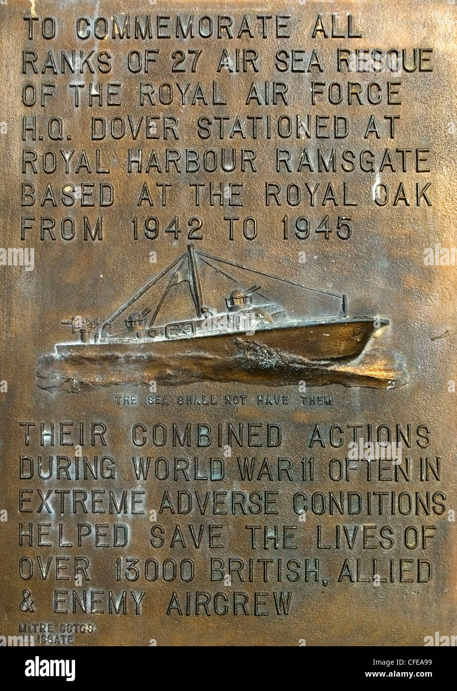 A commemorative Plaque Stock Photo Alamy