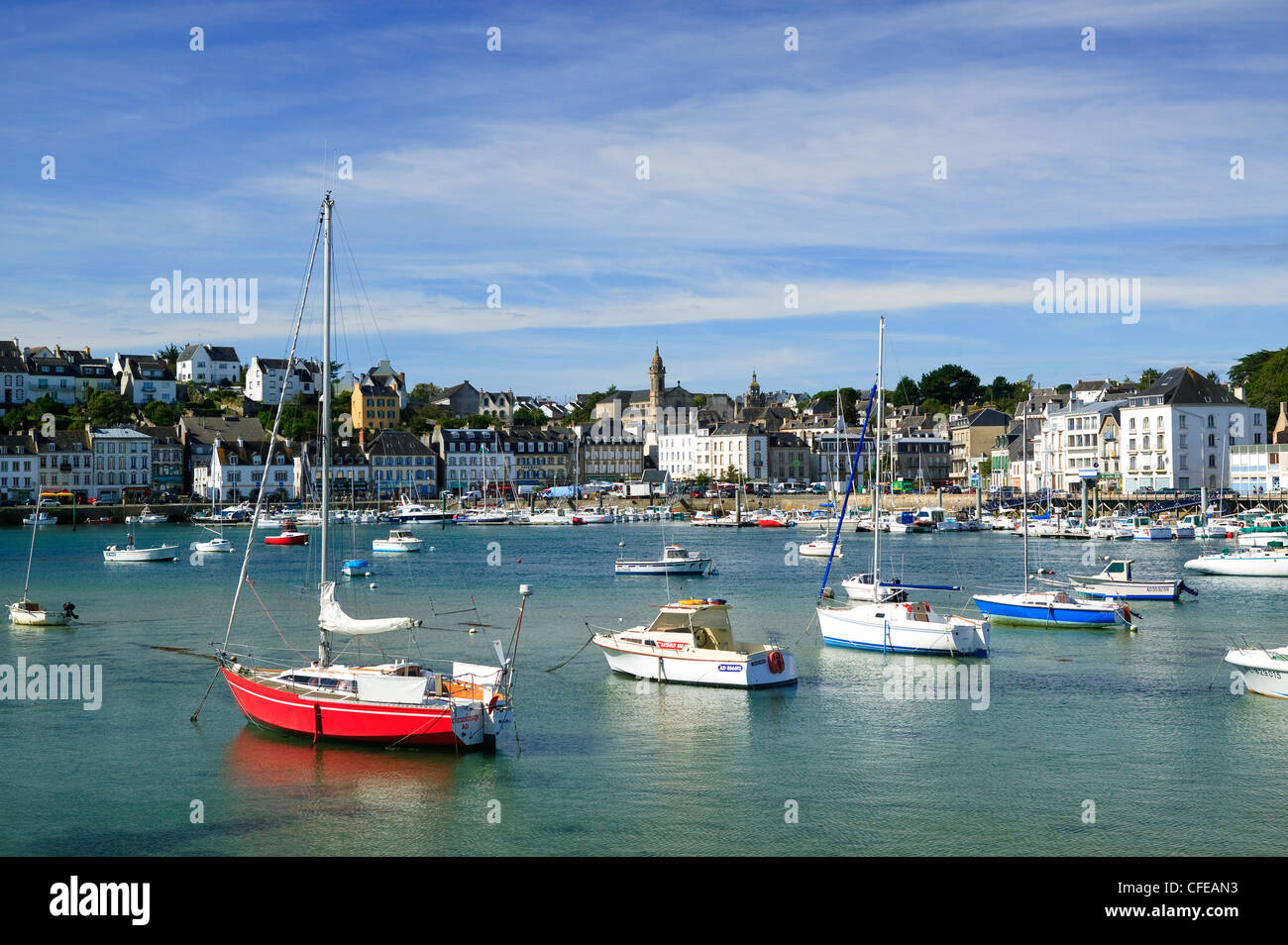 Audierne Finistere Brittany France Stock Photo