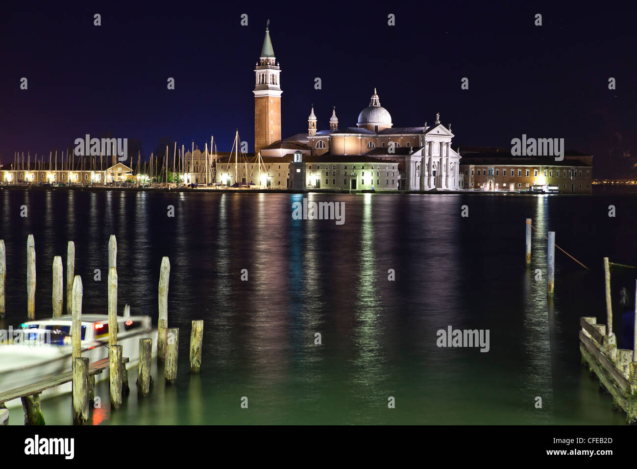 San Giorgio Maggiore monastery, Venice, Veneto, Italy Stock Photo