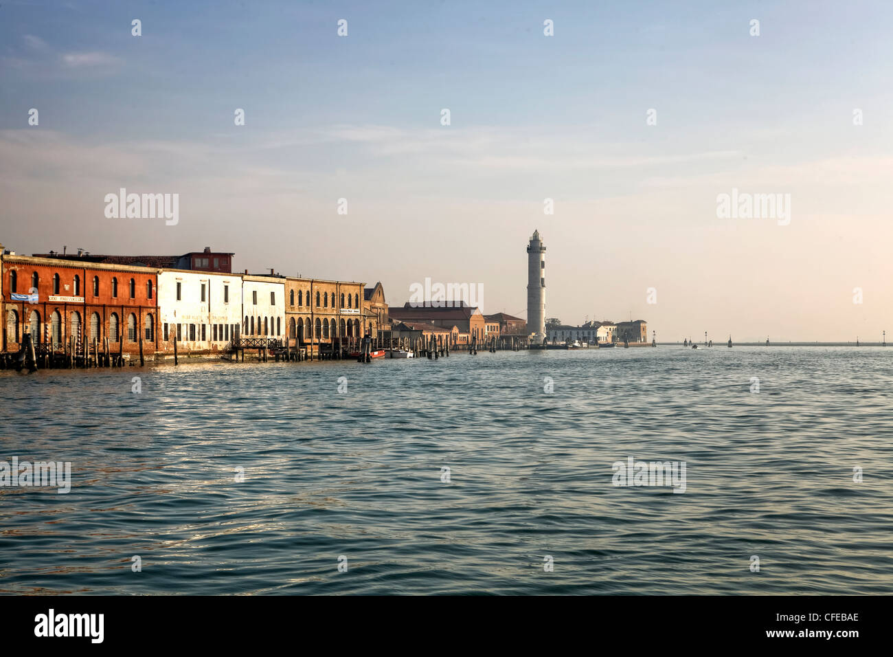Lighthouse, Murano, Veneto, Italy Stock Photo