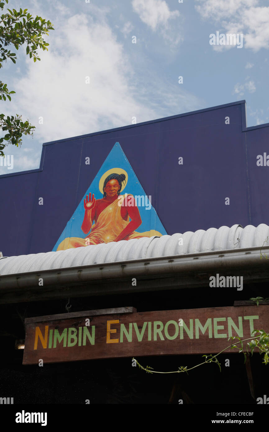 The hippy town of Nimbin in New South Wales, Australia, where the 1973 ...
