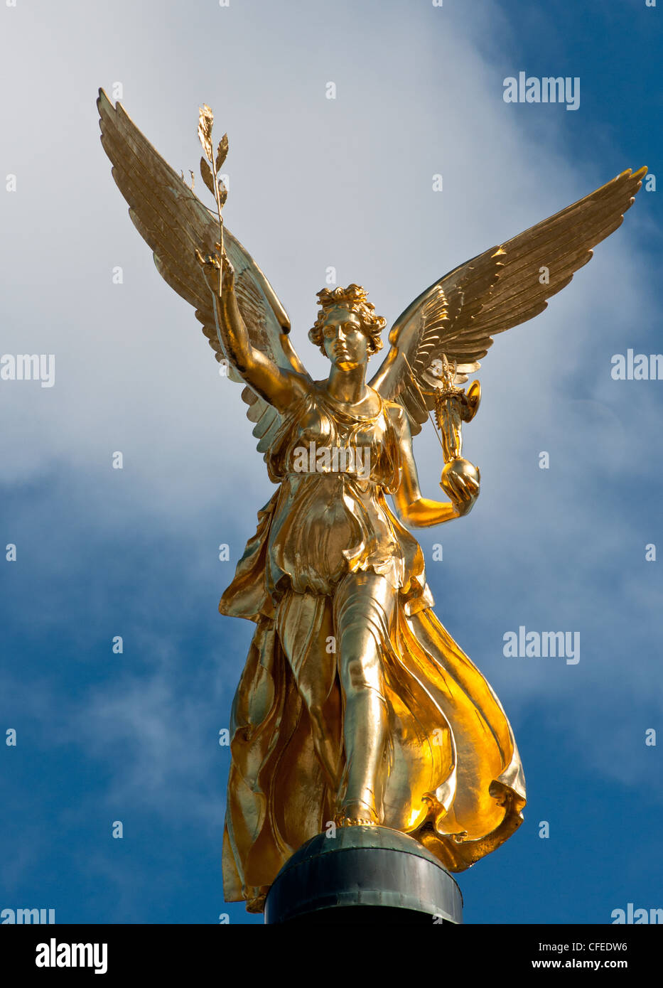 Friedensengel (Freedom Angel), Munich, Bavaria, Germany Stock Photo - Alamy