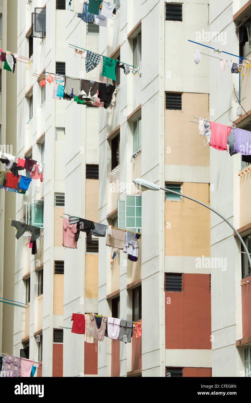 Singapore washing lines hires stock photography and images Alamy