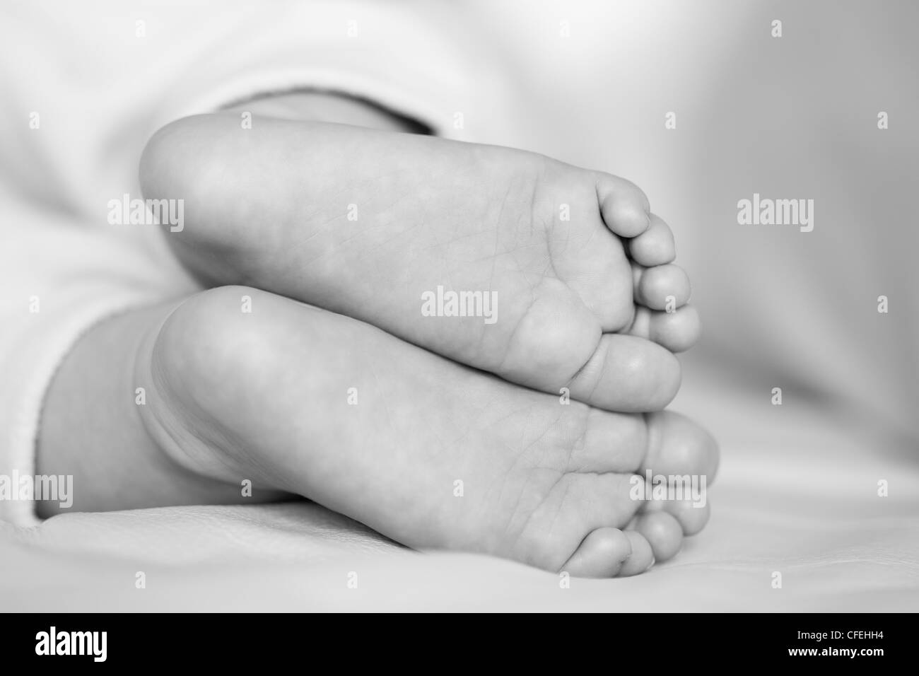 children-playing-baby-sleeping-black-and-white-stock-photos-images