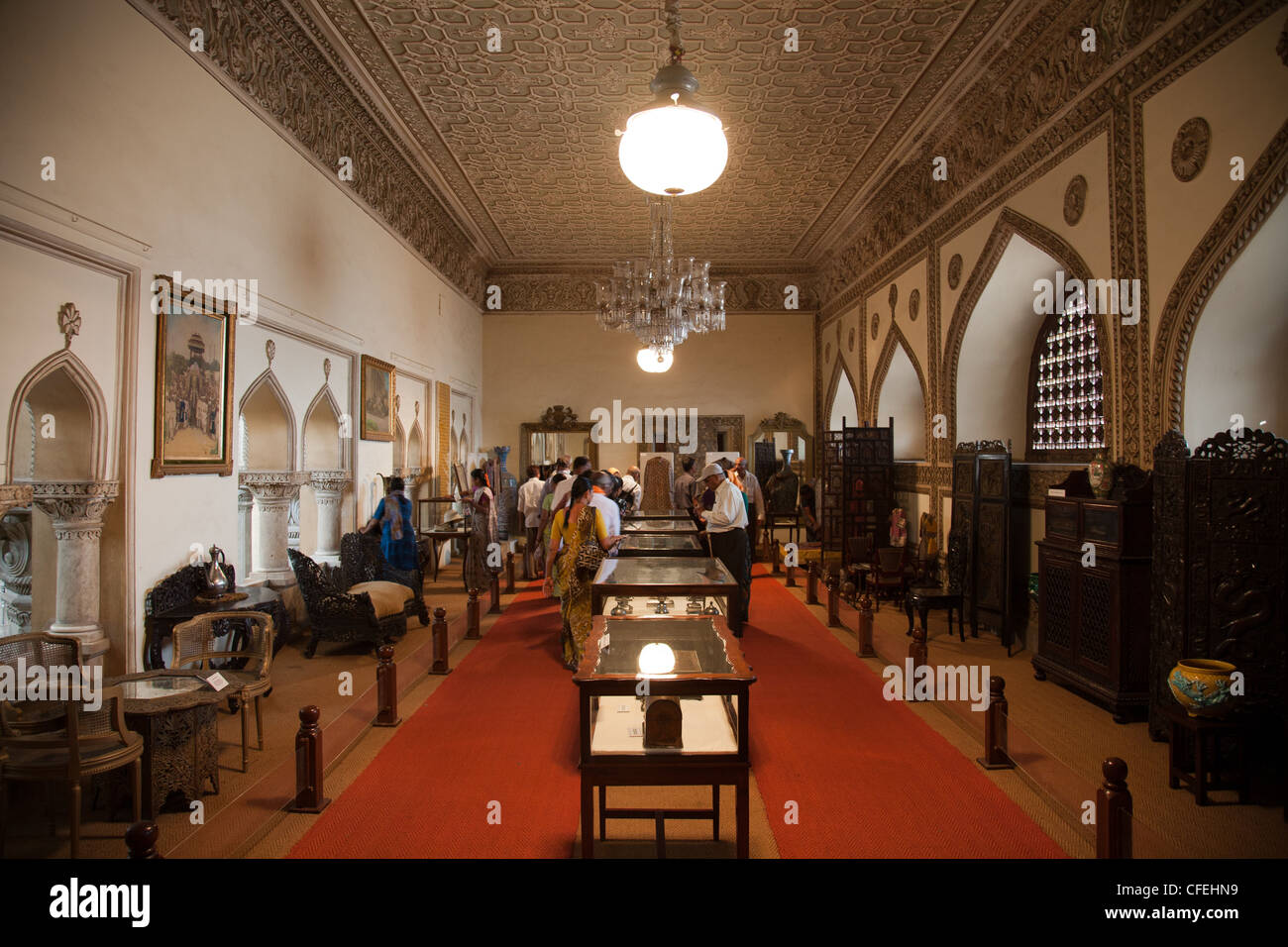 Museum inside The Chowmahalla Palace Hyderabad Stock Photo - Alamy