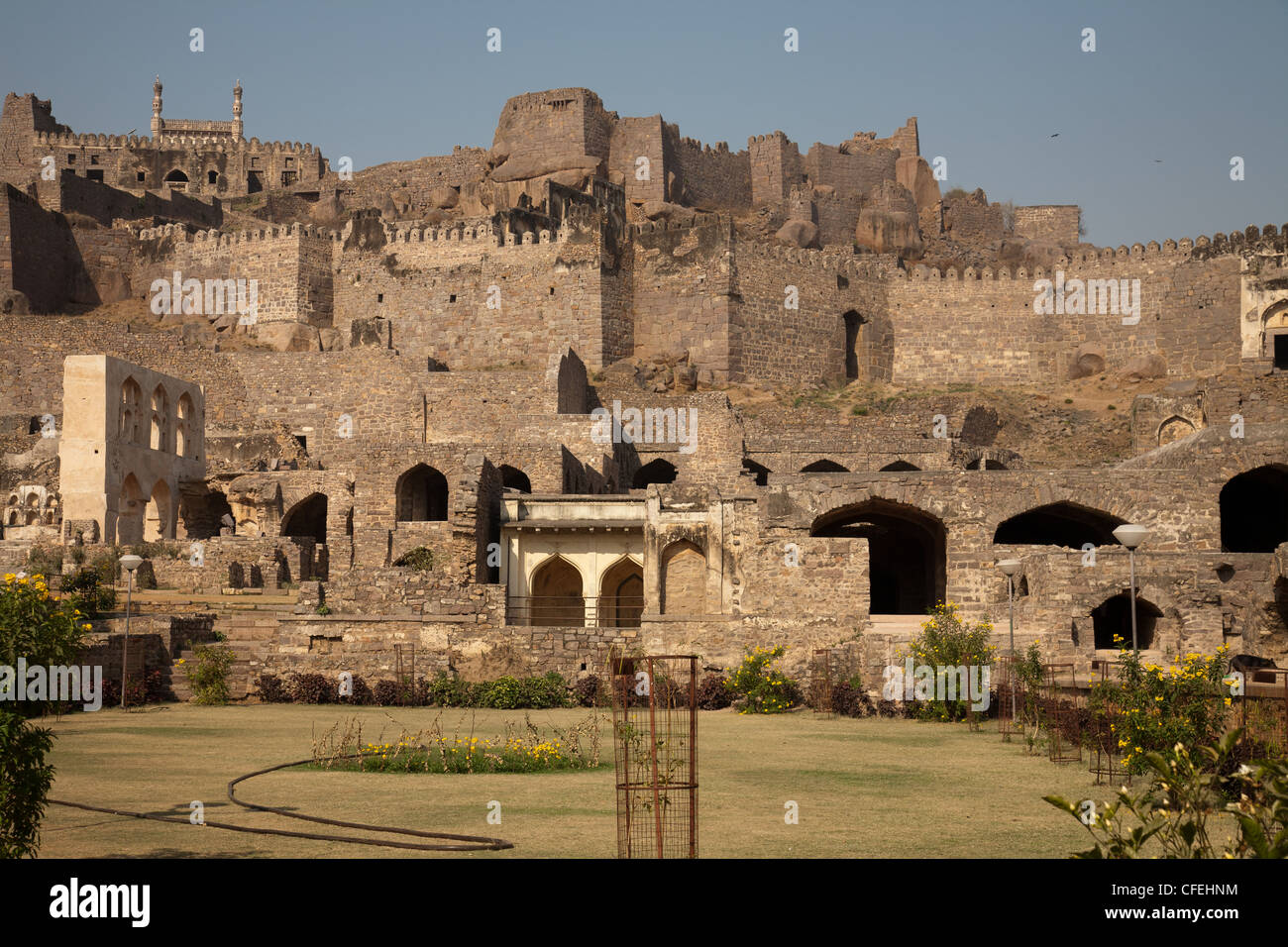 Golconda Fort in Hyderabad Stock Photo - Alamy