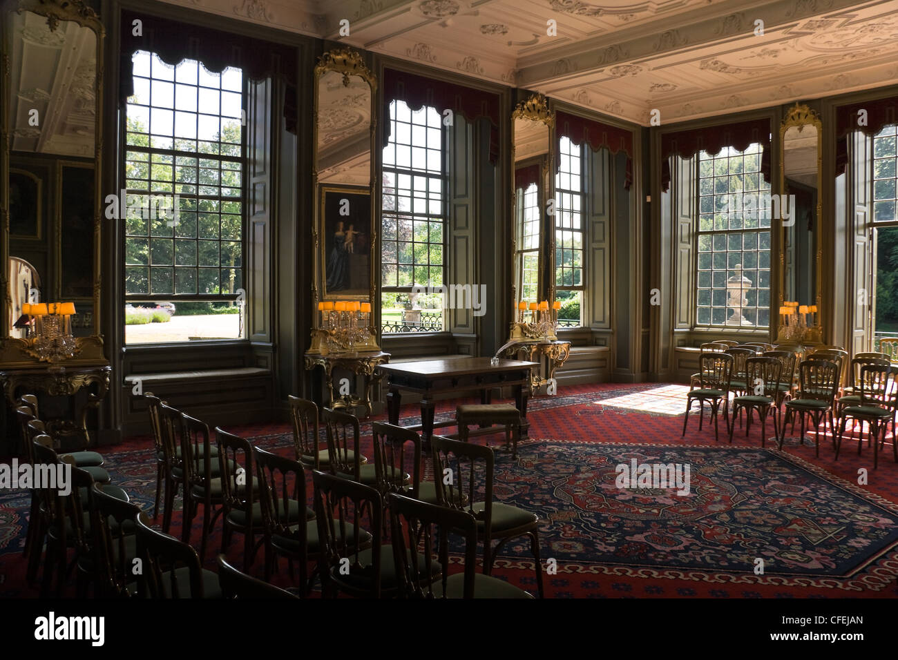 Wedding room in castle Duivenvoorde, the Netherlands Stock Photo Alamy