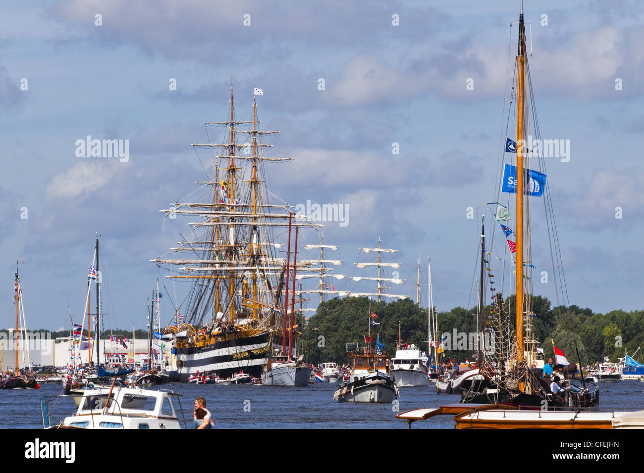 Amsterdam Sail 2010 event in the Netherlands starts with the