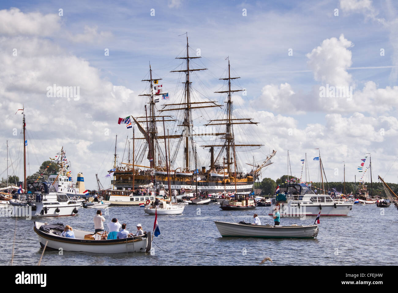 Amsterdam Sail 2010 event in the Netherlands starts with the