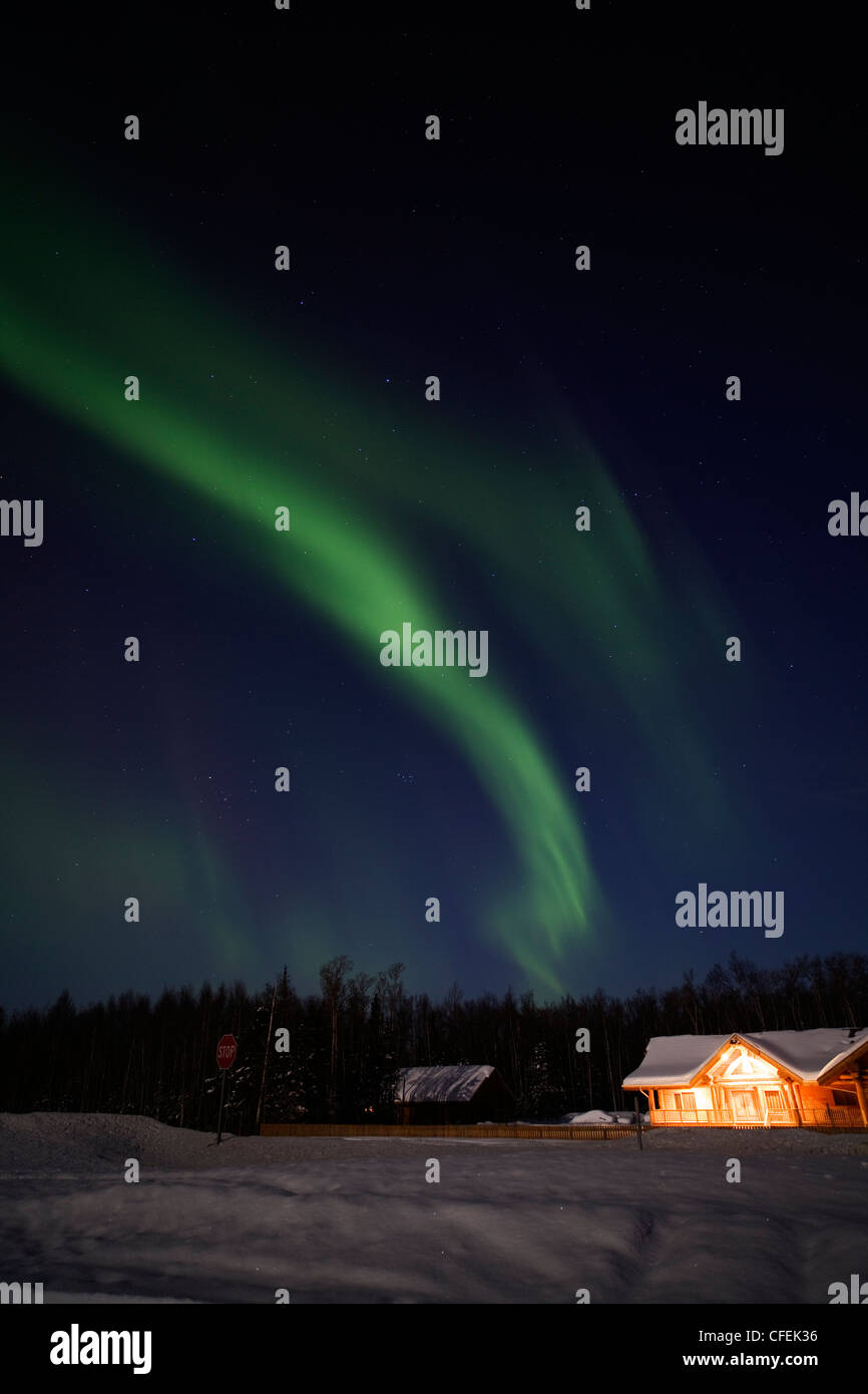Alaska northern lights hires stock photography and images Alamy