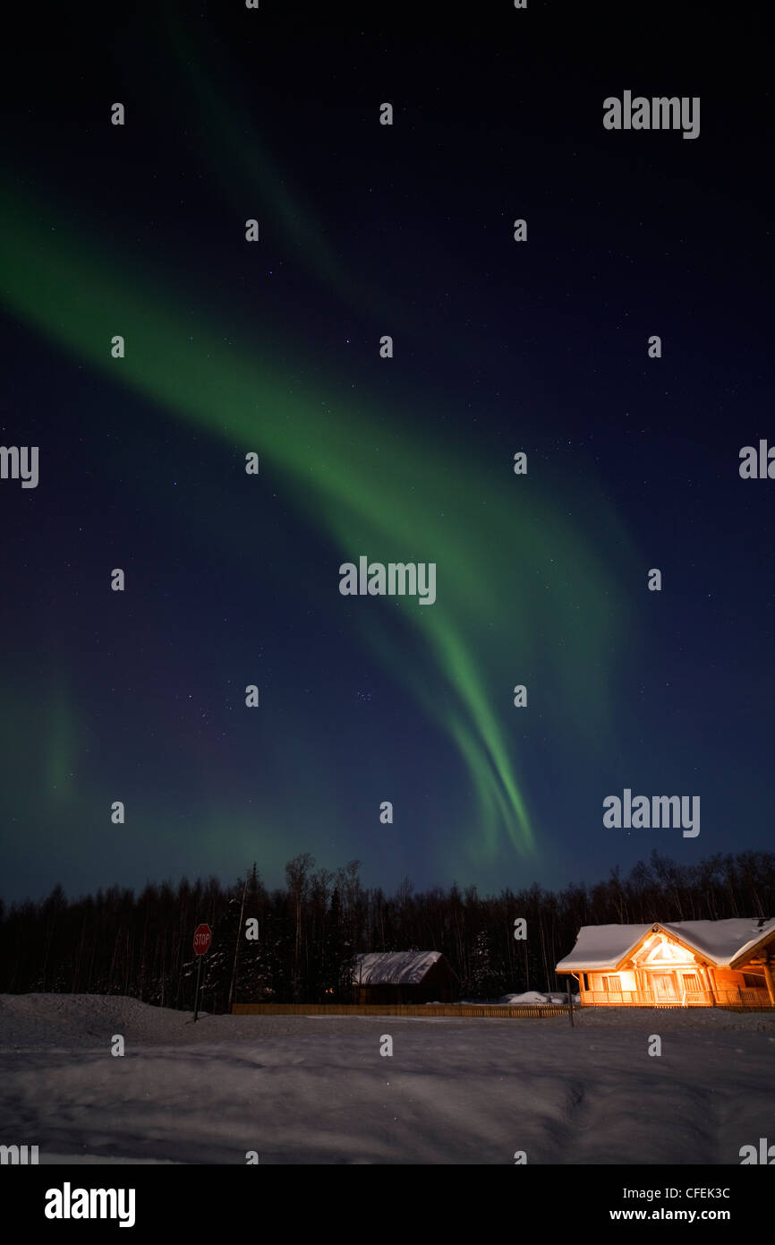 Alaska northern lights hires stock photography and images Alamy