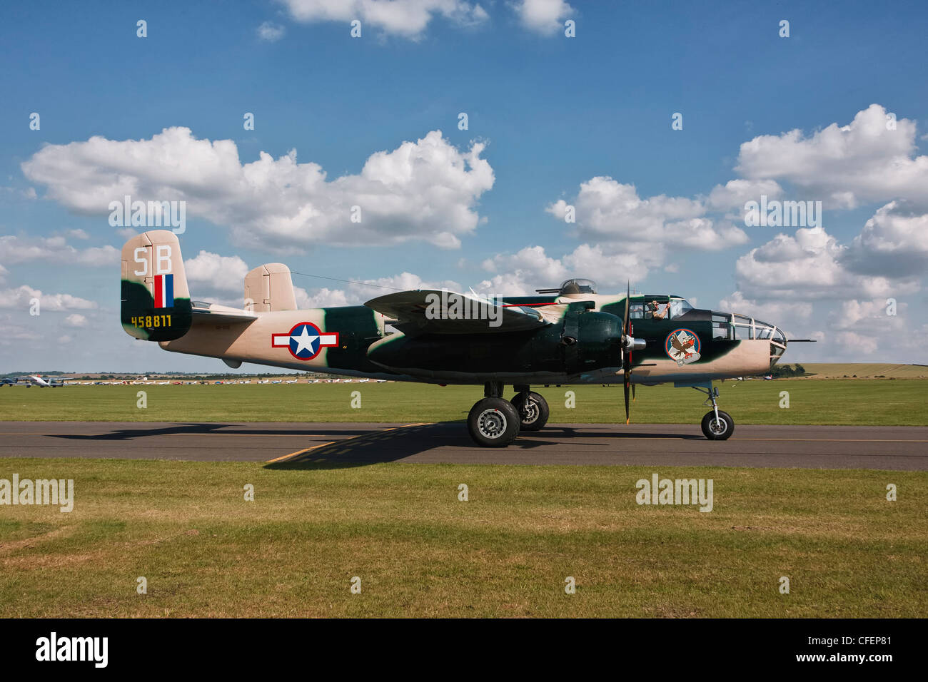 North American B25 Mitchell bomber Stock Photo