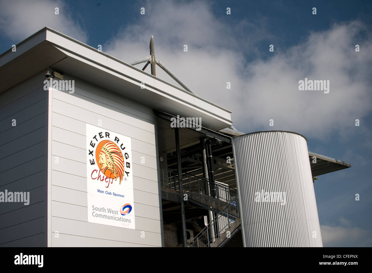 Exeter Chiefs,Sandy Park Stock Photo - Alamy