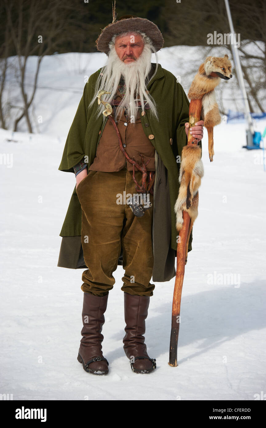 Rübezahl  Liczyrzepa Krakonoš folklore mountain spirit woodwose Giant Mountains Riesengebirge Karkonosze Krkonoše Stock Photo