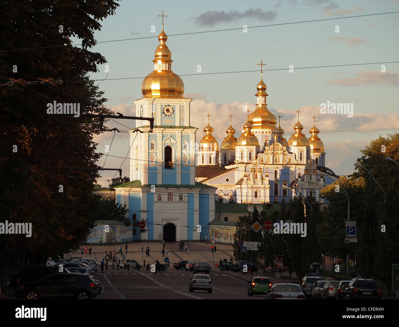 St. Michael's Golden Domed Monastery, Kiev, Ukraine Stock Photo