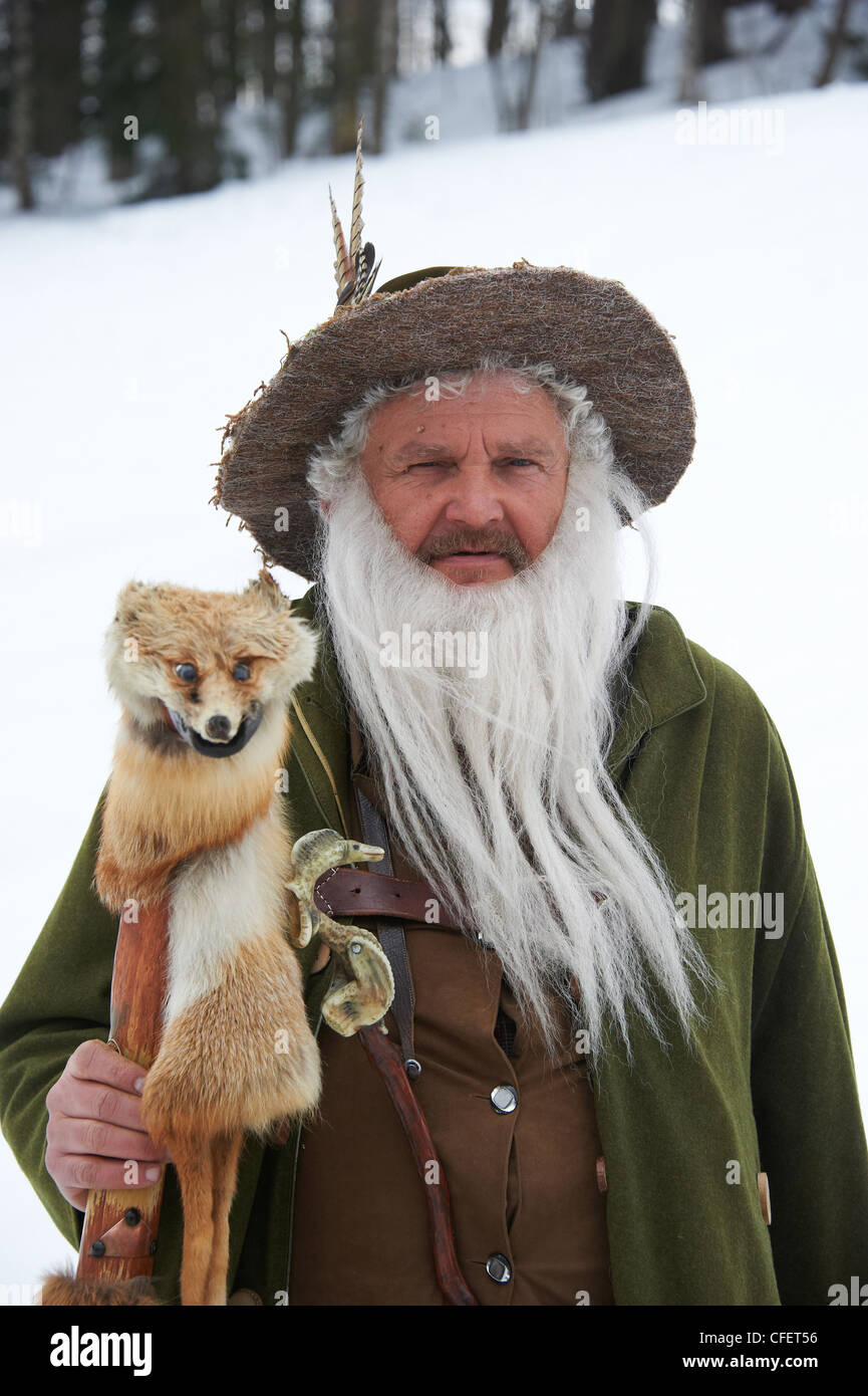 Rübezahl  Liczyrzepa Krakonoš folklore mountain spirit woodwose Giant Mountains Riesengebirge Karkonosze Krkonoše Stock Photo