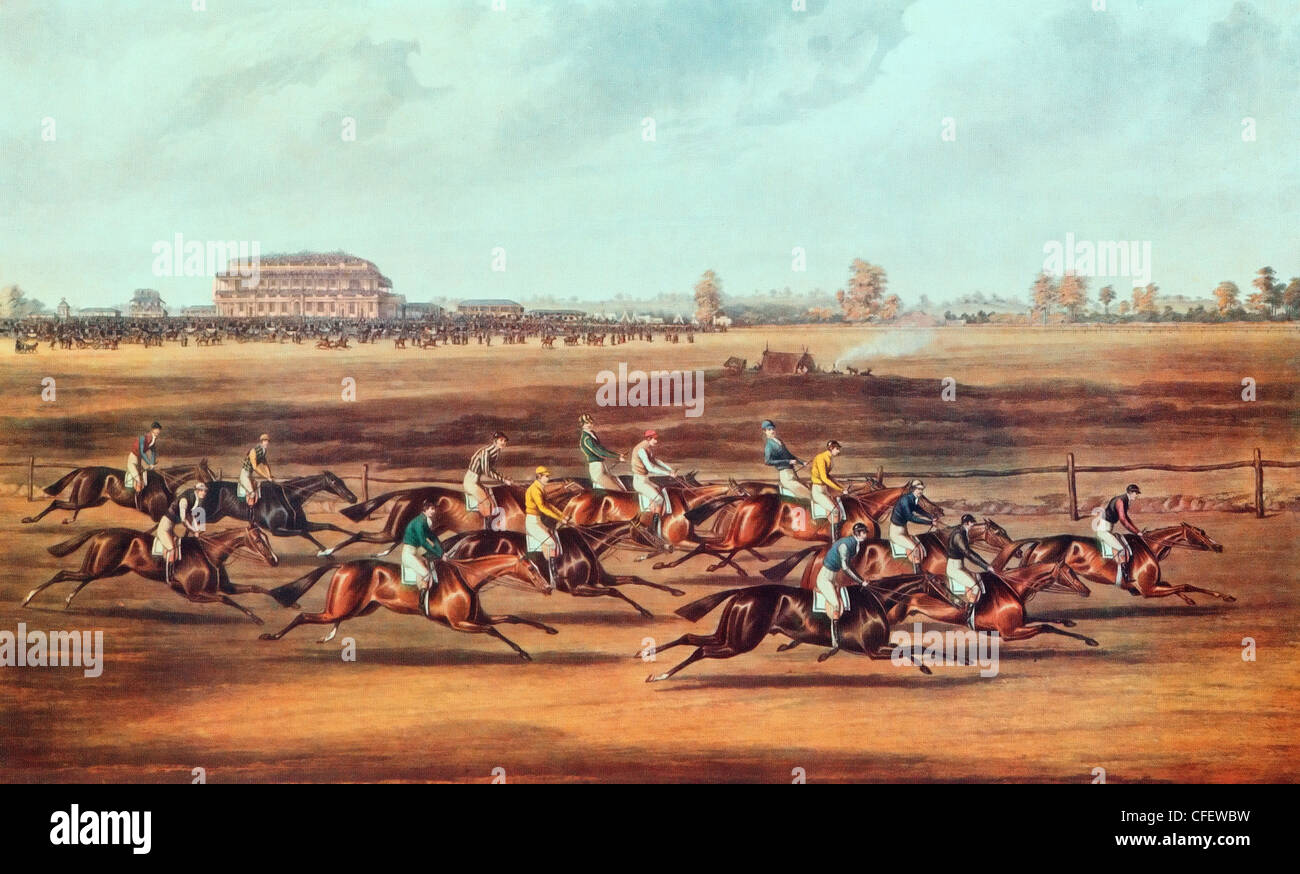 St leger race hi-res stock photography and images - Alamy