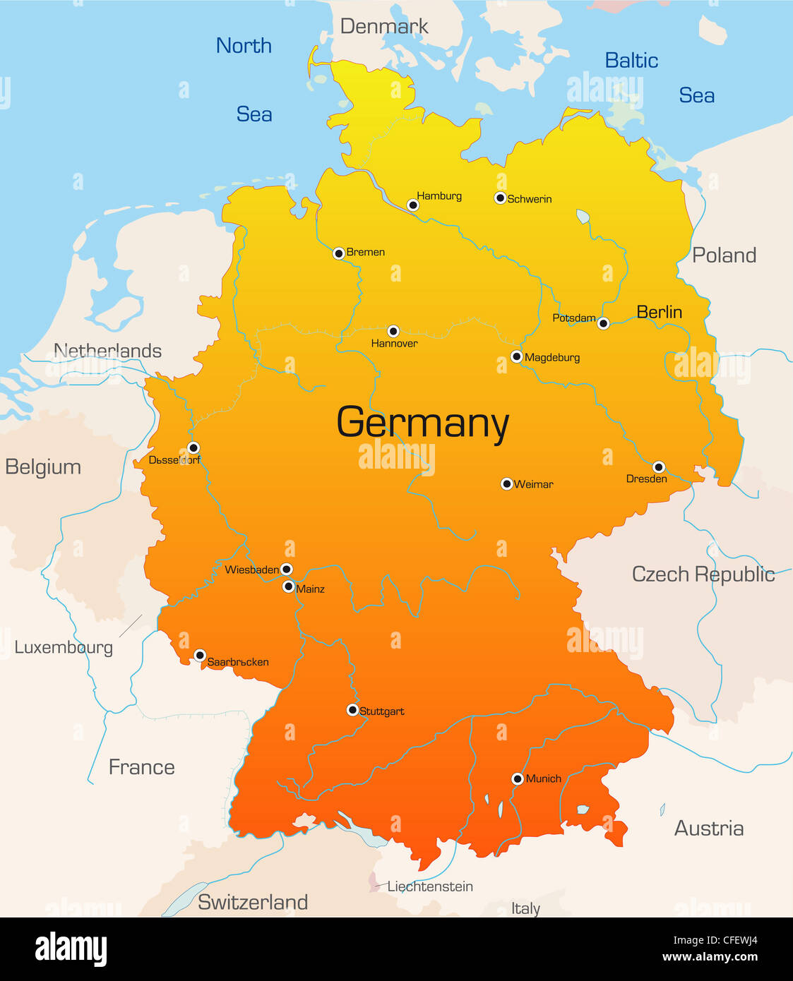 Germany Country Shape Stock Photos and Pictures - 27,776 Images