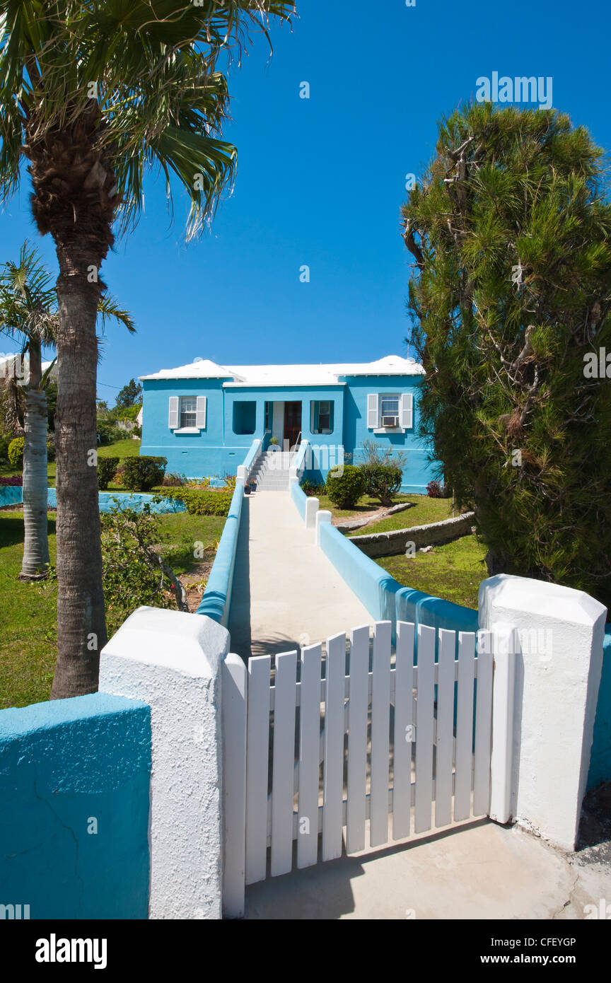 House in St. Bermuda, Central America Stock Photo Alamy