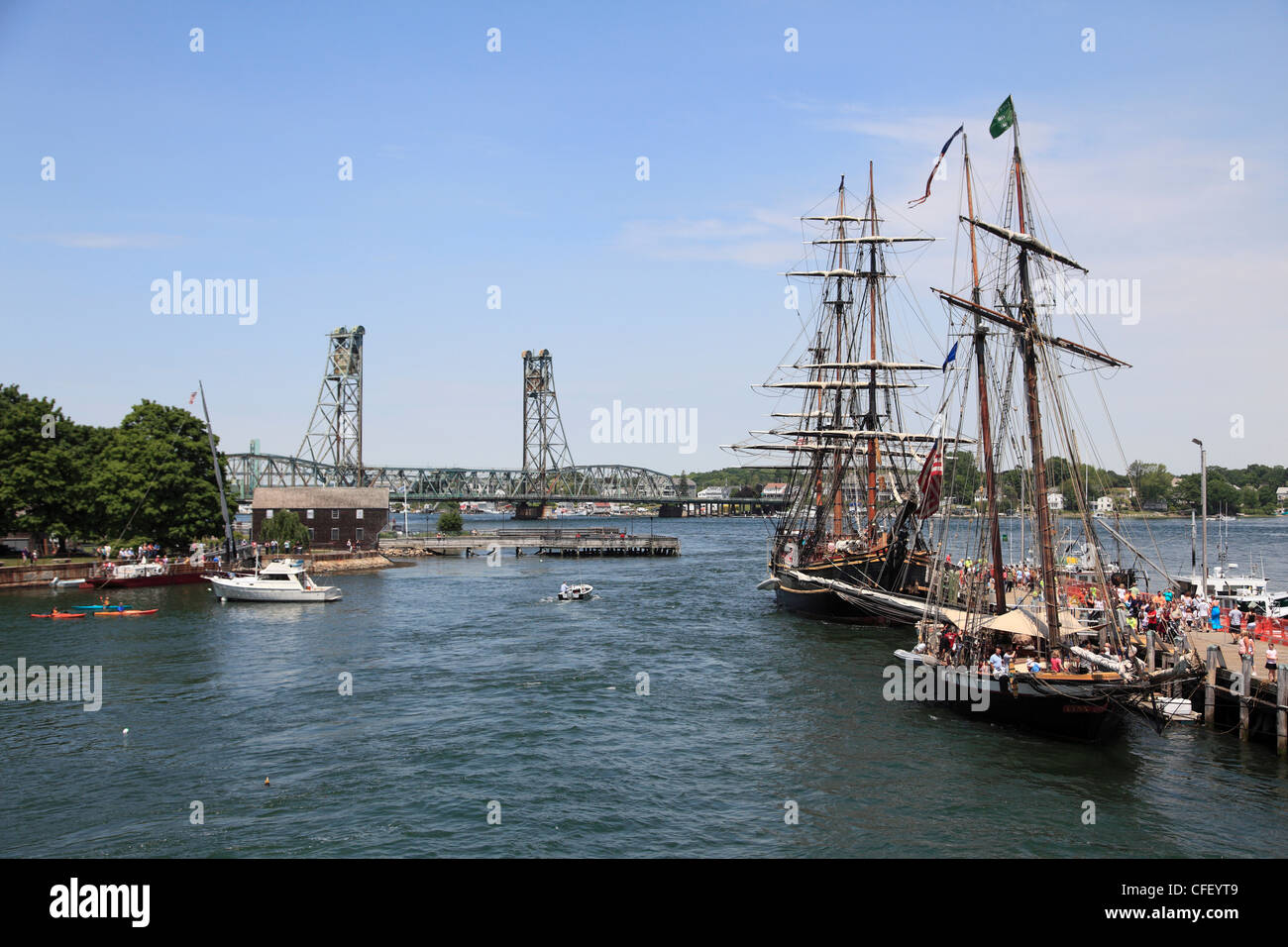 Tall ships portsmouth new hampshire hires stock photography and images