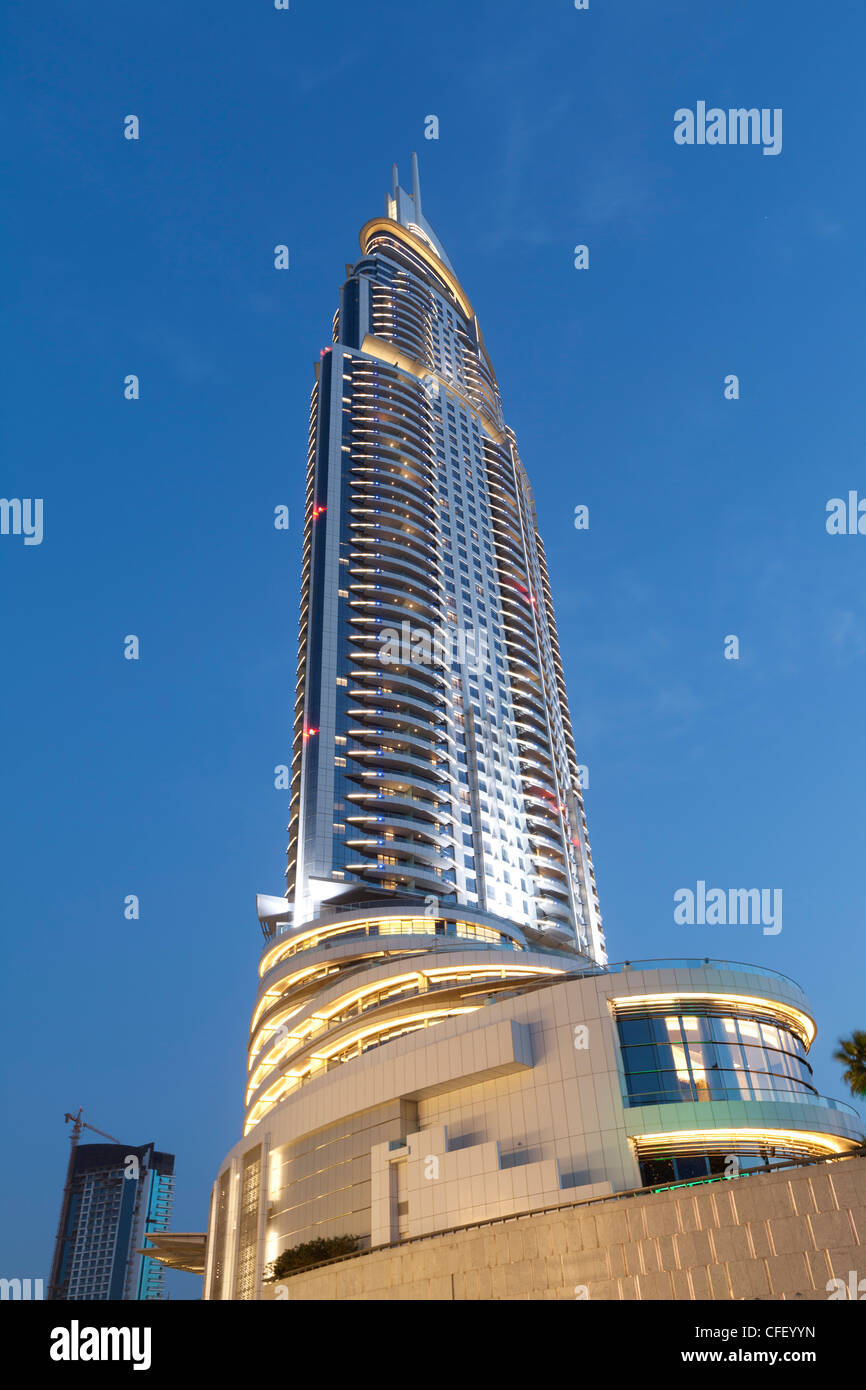 The Address,also known as the Jukebox, Dubai, United Arab Emirates, Middle East Stock Photo