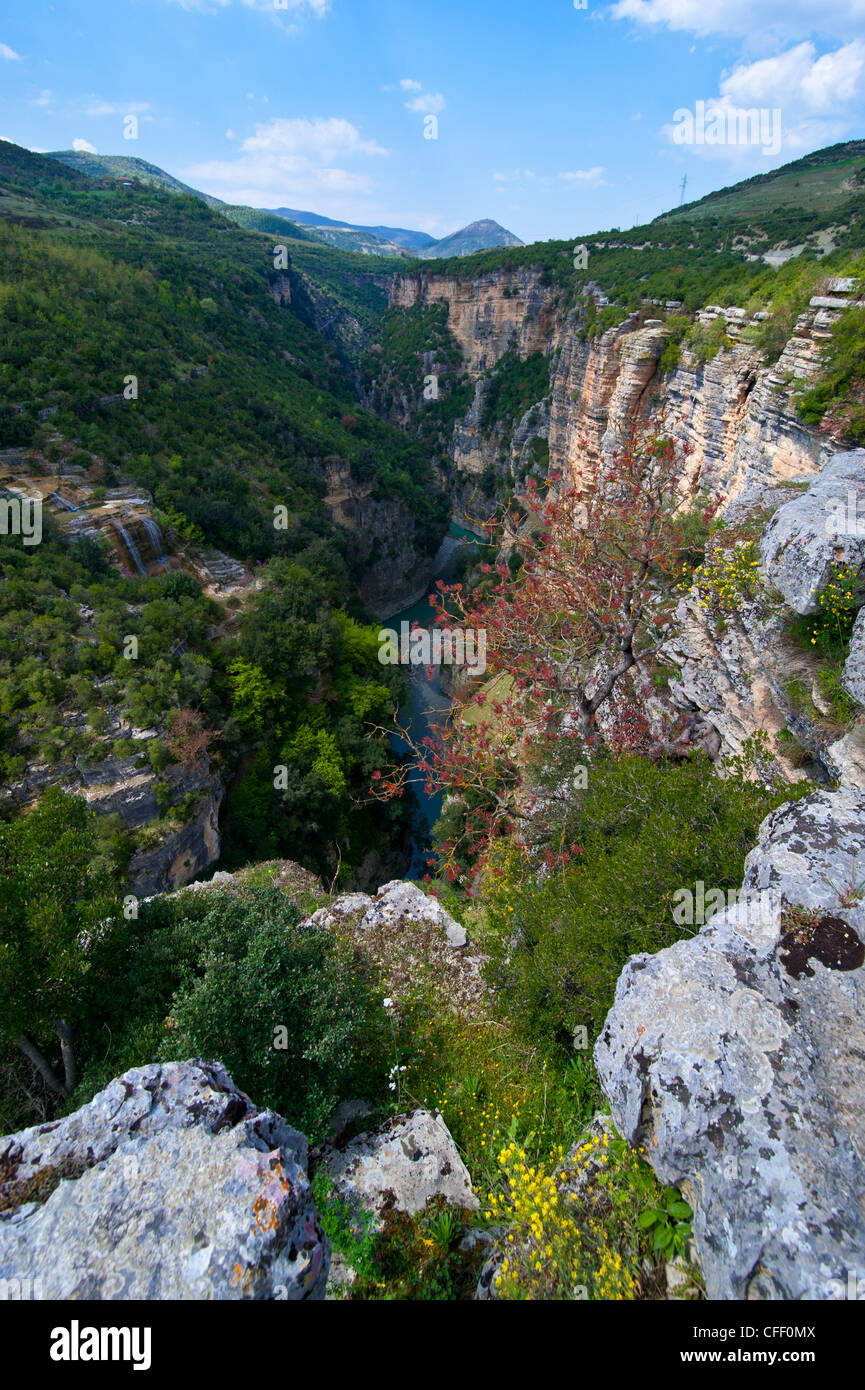 Osum Gorge near Berat, Albania, Europe Stock Photo