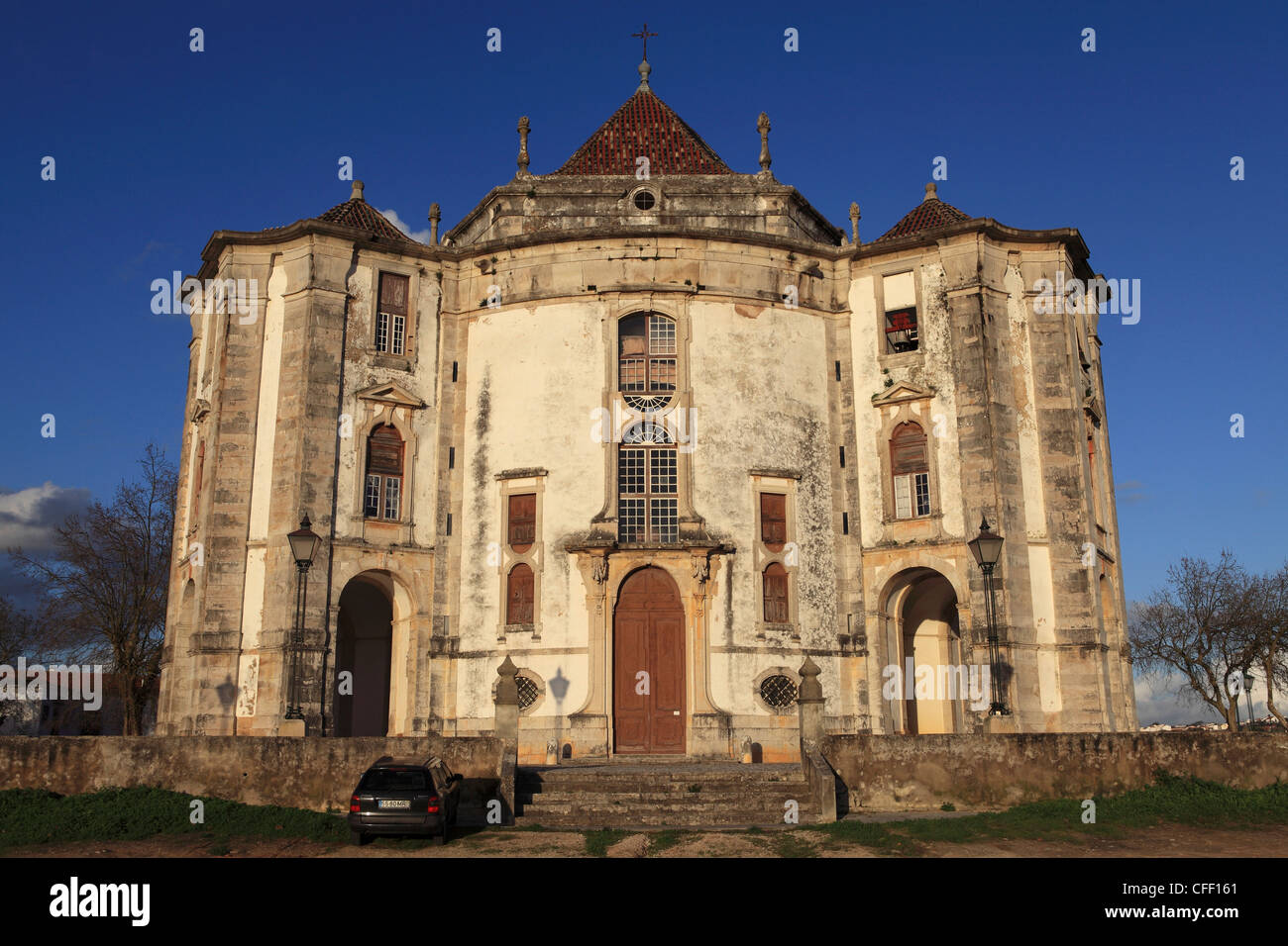 The baroque era Senhor Jesus da Pedra Sanctuary Church, dating from 1747, Obidos, Estremadura, Portugal, Europe Stock Photo