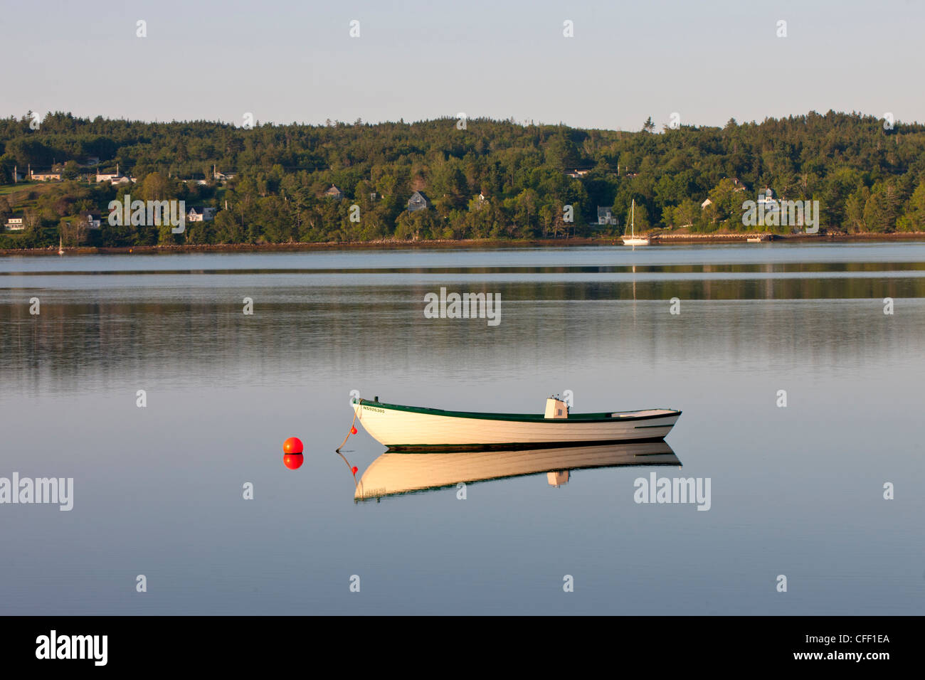 Wooden boat on LaHave river, Nova Scotia, Canada Stock Photo Alamy