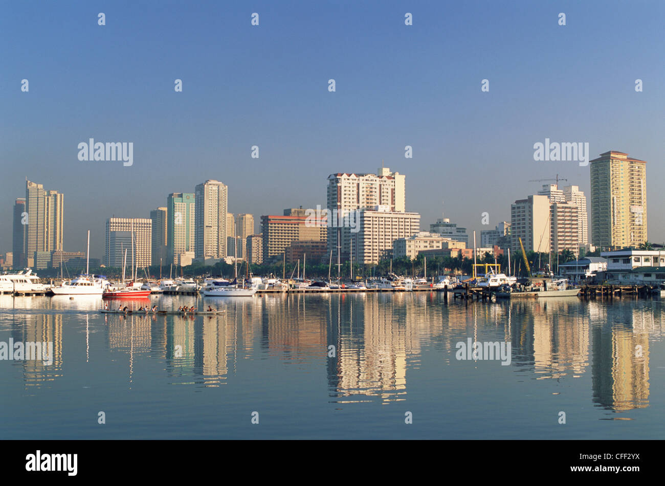 Philippines, Manila, Manila Bay and City Skyline Stock Photo - Alamy