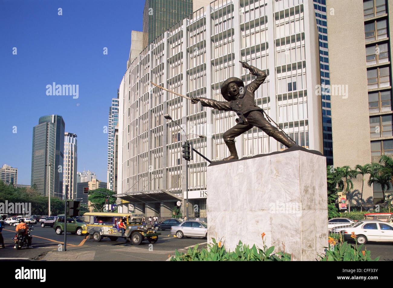 Philippines, Manila, Makati Business District Stock Photo Alamy