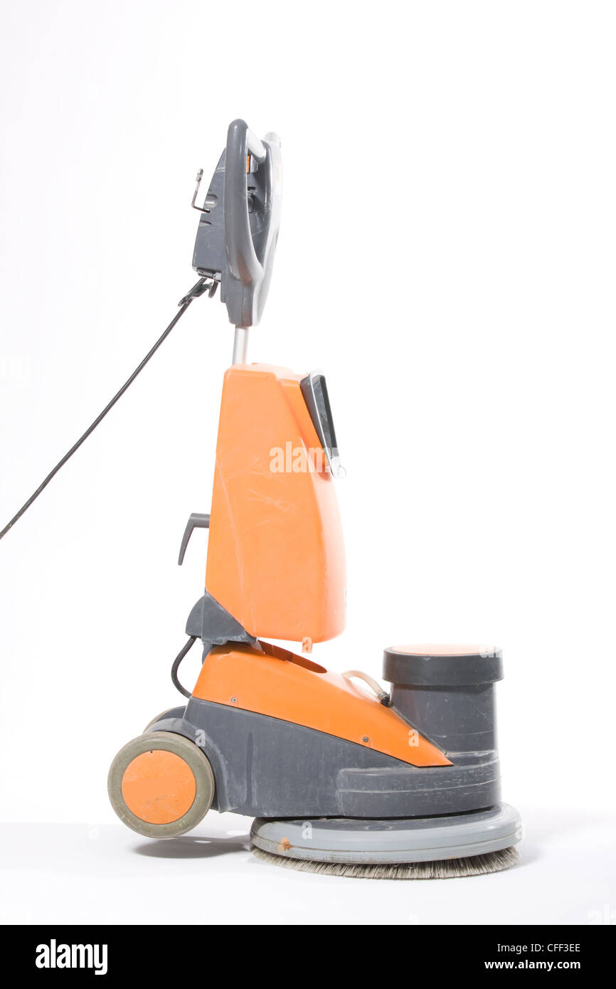 cleaning floor with machine Stock Photo Alamy